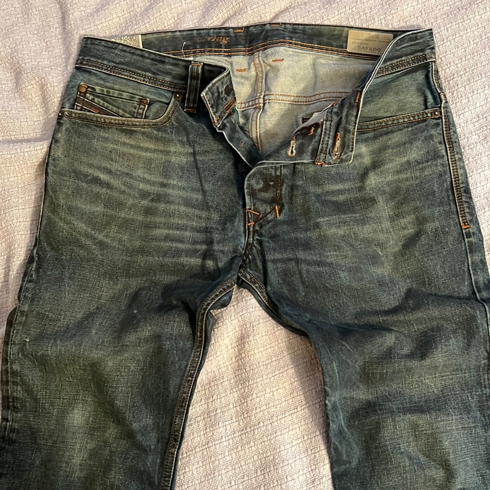 Diesel Safado Men’s Jeans Slim Straight Fit Size 31x32 Wash 08231